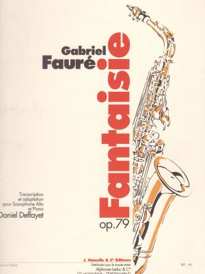 FAURE’, GABRIEL – FANTAISIE OP. 79